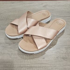 UGG Women's Kari Slide Flat Sandals size 7